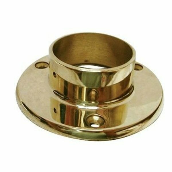 Hdl Hardware Lavi 2 in. Polished Brass Wall Flange 00-530-2